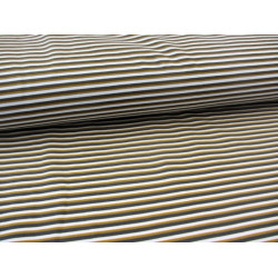 Jersey - Elephant Parade - Streifen senf grau